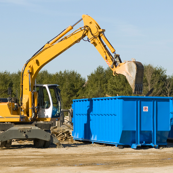 what size residential dumpster rentals are available in Dallas GA